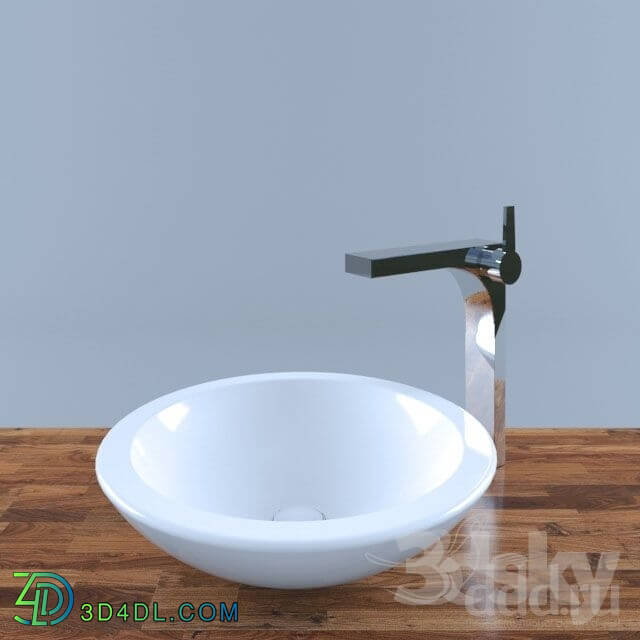 Wash basin - Loop_Friends _color White ceramicplus_ _ KEUCO EDITION 11