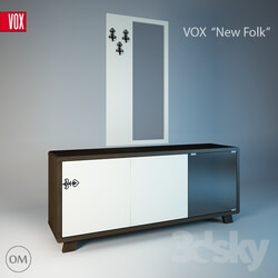 Sideboard _ Chest of drawer - VOX New Folk Buffet and mirror 