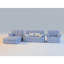Sofa - set of upholstered furniture 