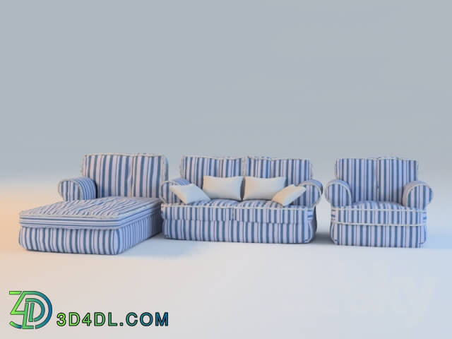 Sofa - set of upholstered furniture