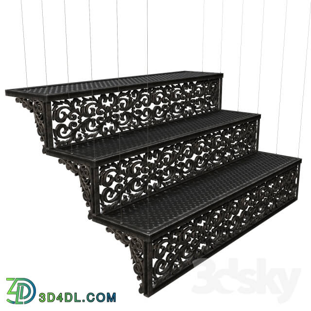 Staircase - Forged stairs