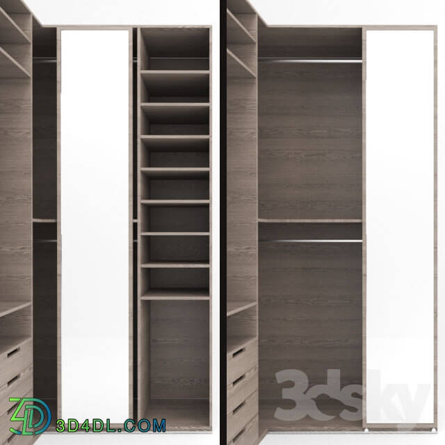 Wardrobe _ Display cabinets - walk-in closet