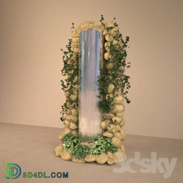 Other decorative objects - Waterfall mirror