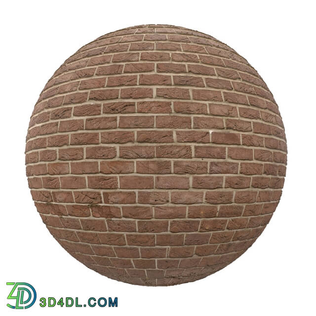 CGaxis-Textures Brick-Walls-Volume-09 brown brick wall (09)