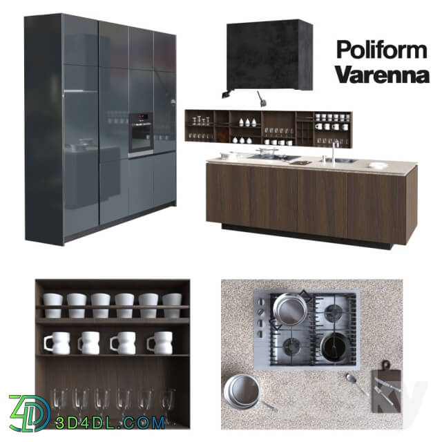 Kitchen - POLIFORM KITCHEN COLLECTION DESIGN CR _amp_ S VARENNA ARTEX 3