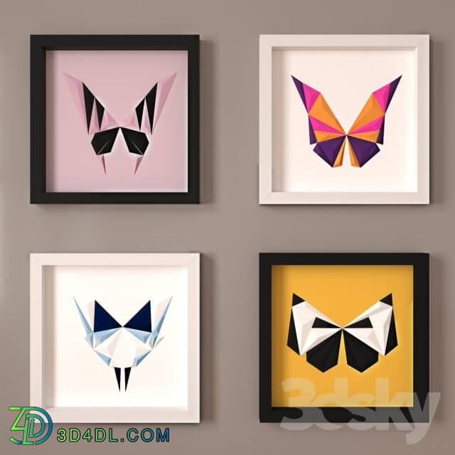 Frame - Paperpan _Butterfly Mask Artwork