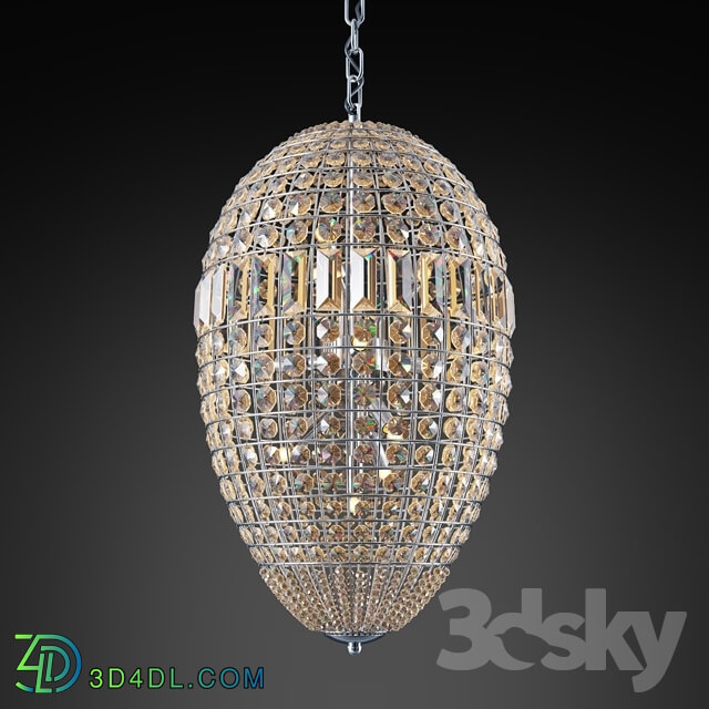 Ceiling light - GRAMERCY HOME - ELMER CRYSTAL CHANDELIER CH084-10