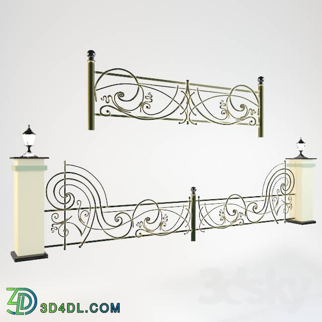 Other architectural elements - Forged fence