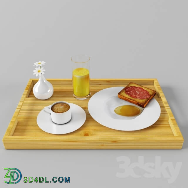 Other kitchen accessories - Breakfast on a tray