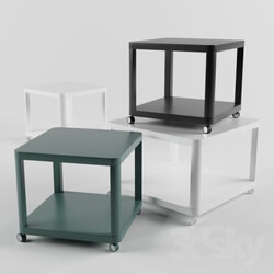 Table - IKEA TINGBY side tables on castors 