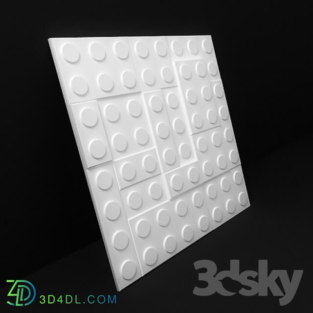 3D panel - 3D panel _quot_Lego_quot_