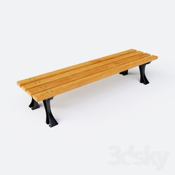 Other architectural elements - Cast-iron bench 