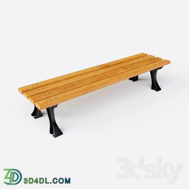 Other architectural elements - Cast-iron bench