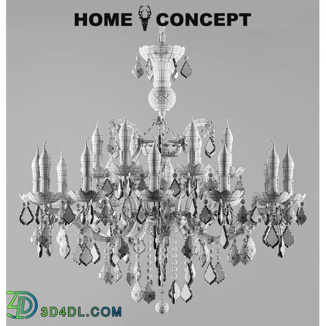 Ceiling light - OM Chandelier Crystal Medium_ Crystal Chandelier Medium