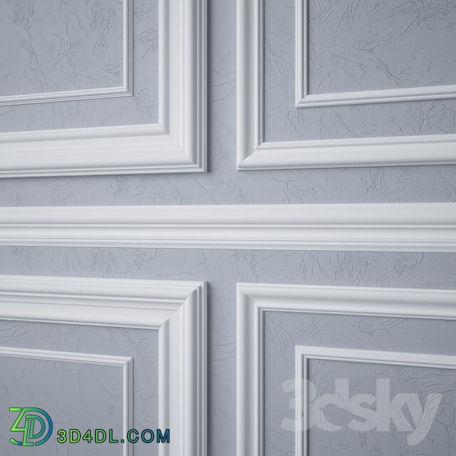 Decorative plaster - Set of Moldings