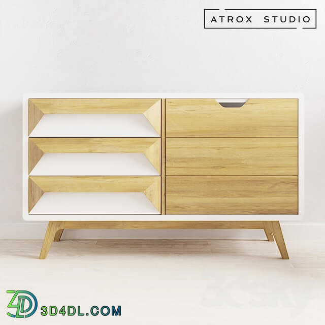 Sideboard _ Chest of drawer - Scandinavian cabinet Atrox Studio OM
