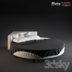 Bed - Round bed Meta Design Collection Globe 