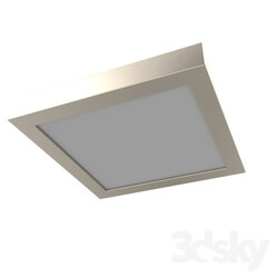Ceiling light - 94528 LED downlight fitting FUEVA1_ 1x22W_ 300X300_ metal _ nickel 