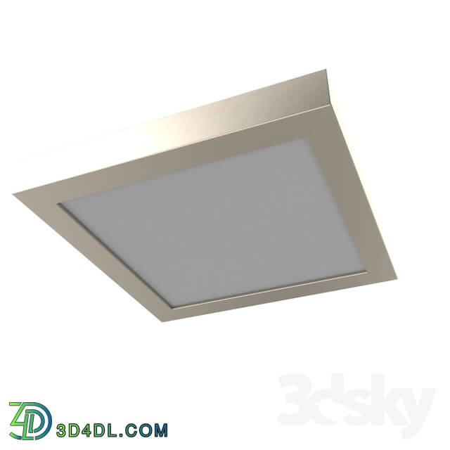 Ceiling light - 94528 LED downlight fitting FUEVA1_ 1x22W_ 300X300_ metal _ nickel