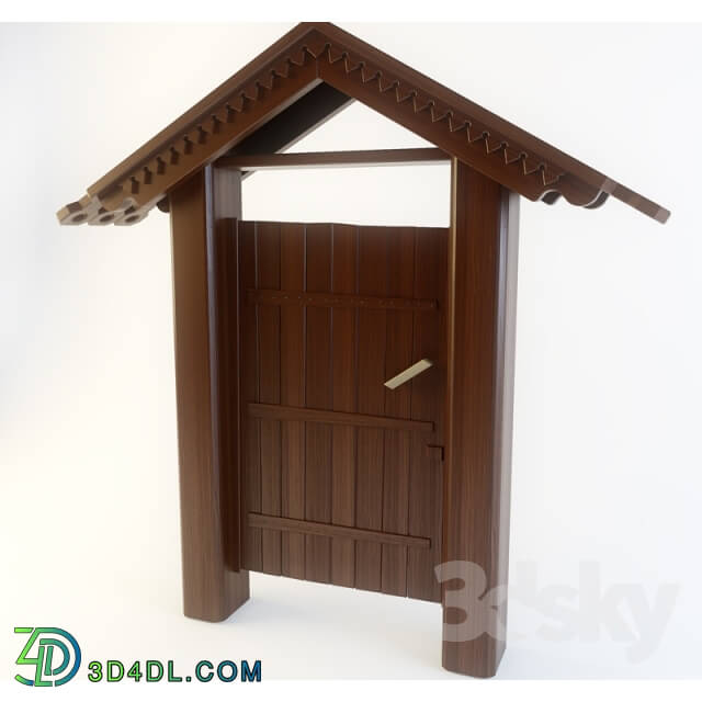 Other architectural elements - Wooden gate