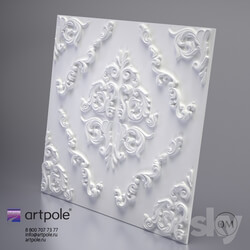 3D panel - Gypsum 3D panel Versalle from Artpole 