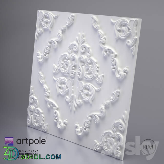 3D panel - Gypsum 3D panel Versalle from Artpole