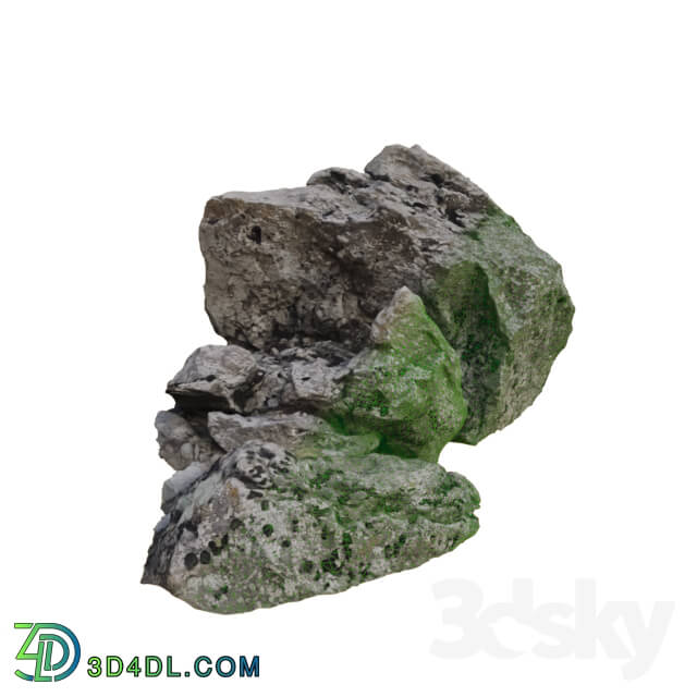 Other architectural elements - 3D scan rock