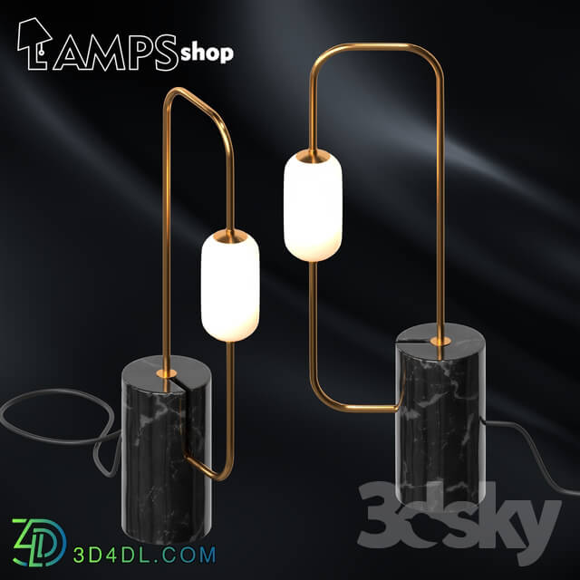 Floor lamp - Marble table light