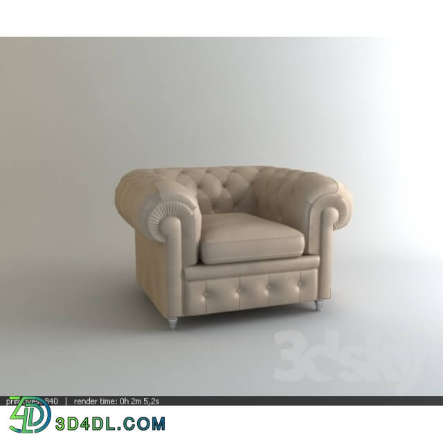 Arm chair - Armchair Poltrona Frau-Chester-Armchair