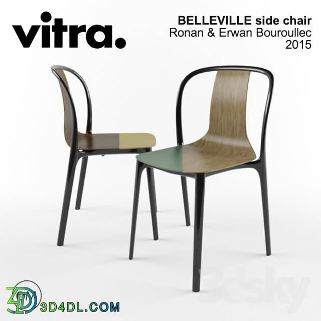 Chair - VITRA BELLEVILLE SIDE CHAIR