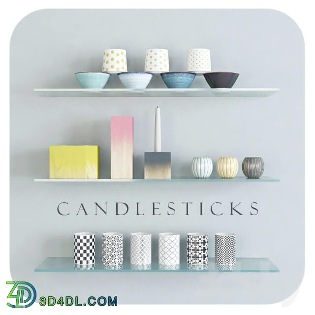 Other decorative objects - Candlesticks BoConcept