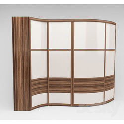 Wardrobe _ Display cabinets - Radius sliding wardrobe 