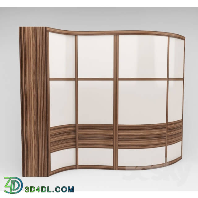 Wardrobe _ Display cabinets - Radius sliding wardrobe