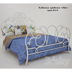 Bed - wrought iron bed 