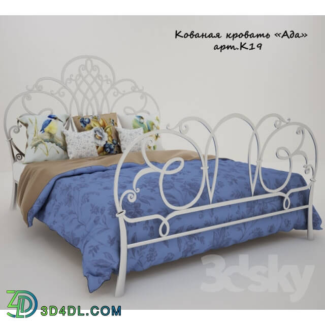 Bed - wrought iron bed