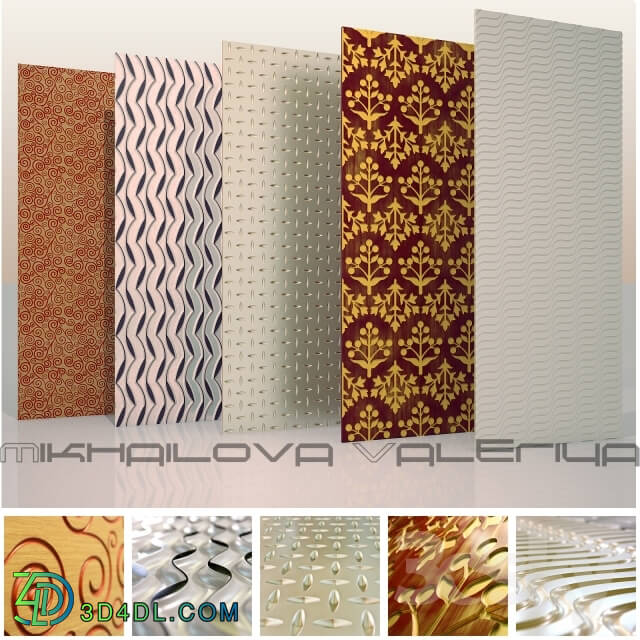 3D panel - Wall panels Leto Arte