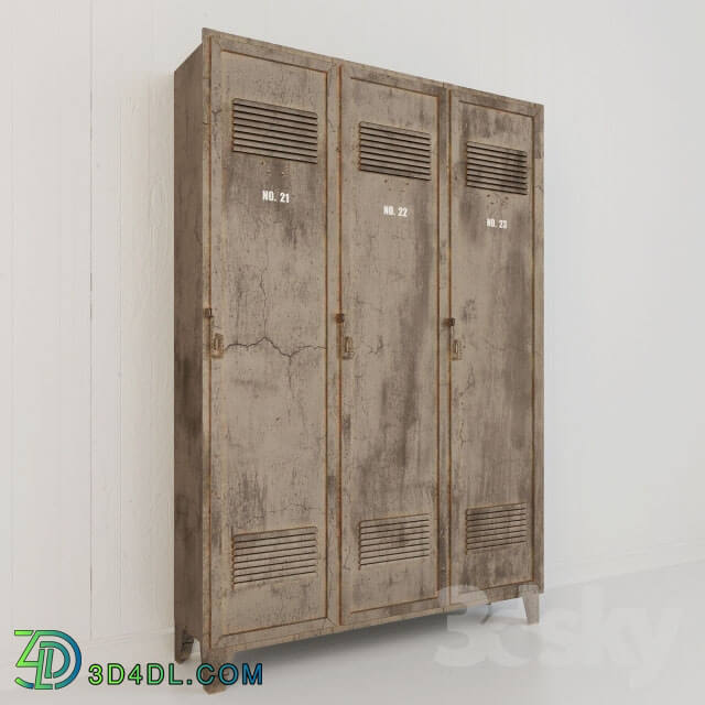 Wardrobe _ Display cabinets - Gym Locker