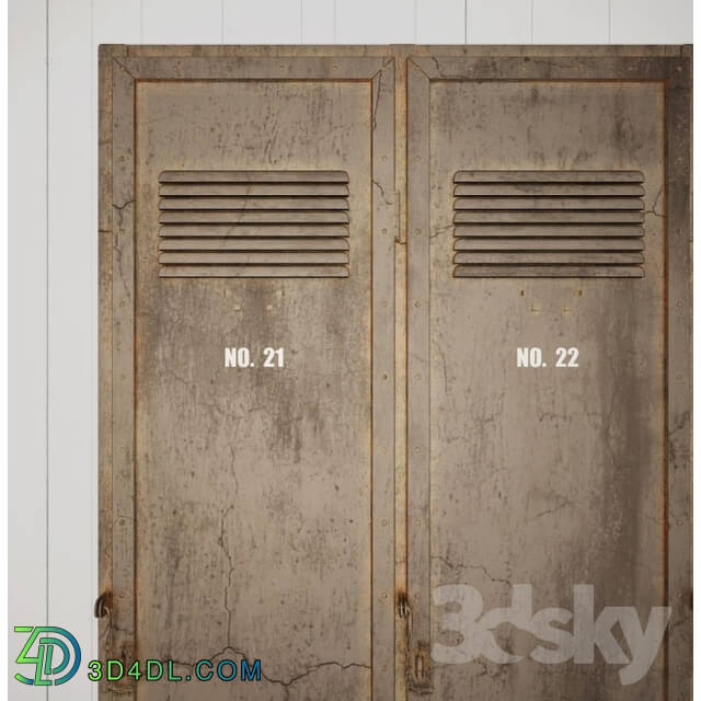 Wardrobe _ Display cabinets - Gym Locker