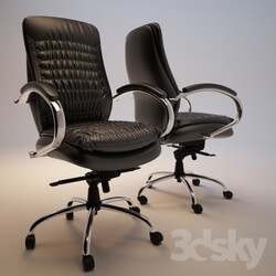 Office furniture - Office chair _leather chrome_ 