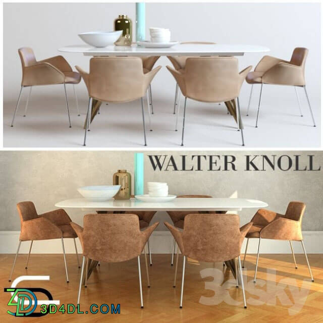 Table _ Chair - Set Walter Knoll