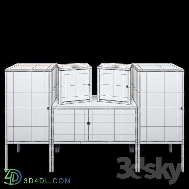 Wardrobe _ Display cabinets - liksgult_ metal cabinet_ ikea_ LIKSGULT