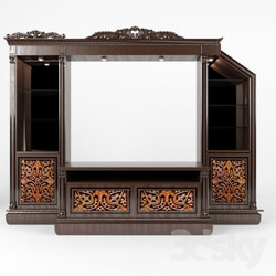 Wardrobe _ Display cabinets - Cupboard under beveled monsardu 