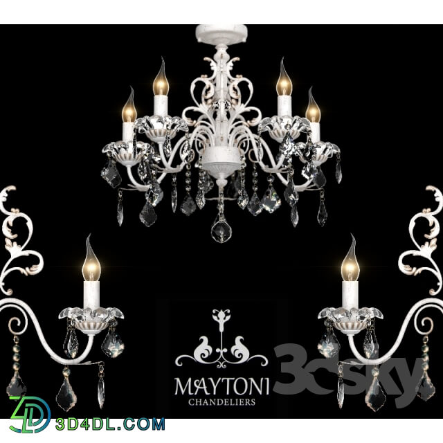 Ceiling light - Chandelier Maytoni ARM400-05-W