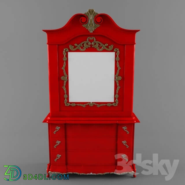 Wardrobe _ Display cabinets - Bartele Mobili Cabinet Red