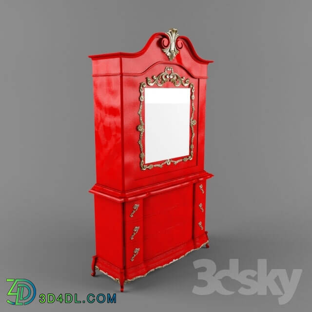 Wardrobe _ Display cabinets - Bartele Mobili Cabinet Red