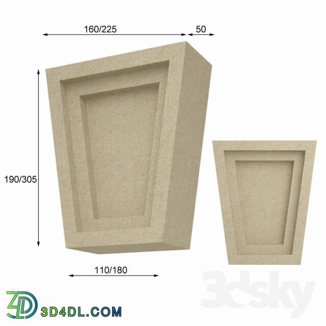 Decorative plaster - capstone