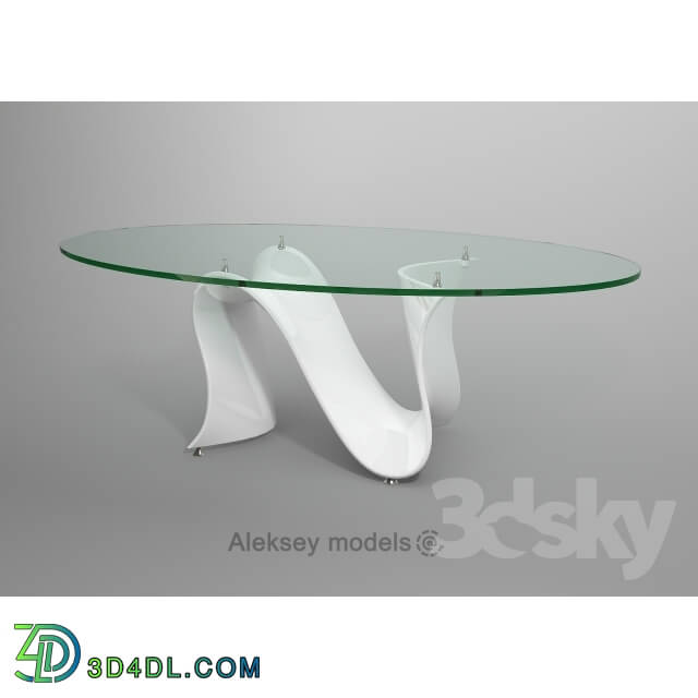 Table - Tonin casa wave Fisso ellittico Elliptical