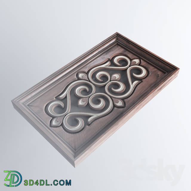 Decorative plaster - panel