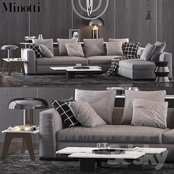 Sofa - Minotti Set 9 