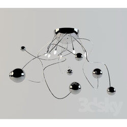 Ceiling light - Chrome-plated chandelier 